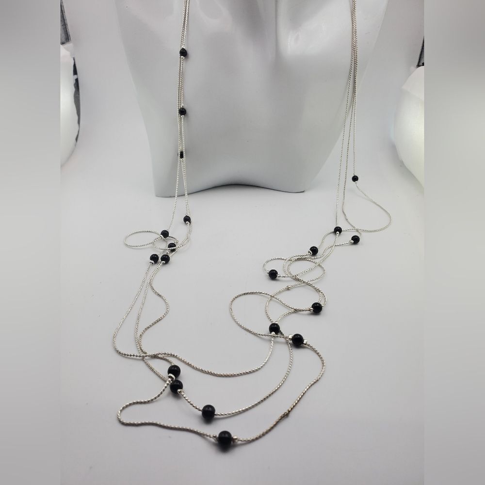 Liz Claiborne elegant lady layered drop necklace‎ N0513